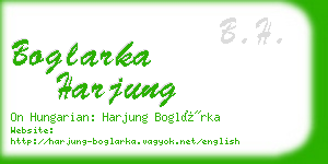 boglarka harjung business card